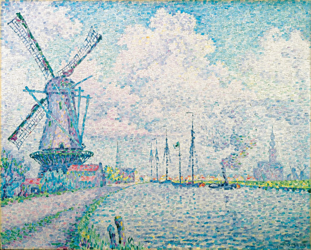 Canal d'Overschie - Paul Signac image 1 reproduction d’œuvre d’art à l’huile