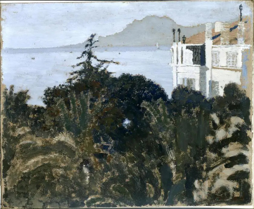 Cannes jardin au bord de la Méditerranée - Édouard Vuillard - Alpha Reproduction
