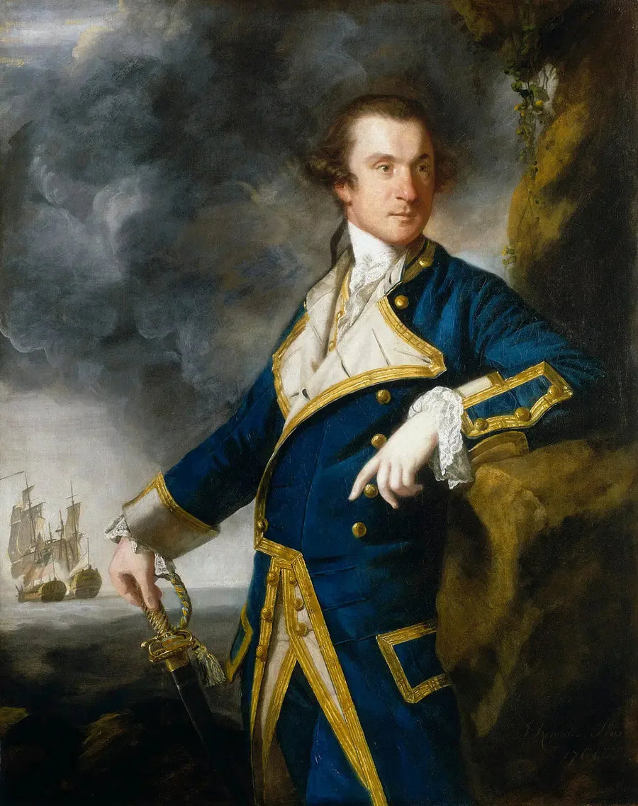 Капитан Александр Худ, 1726-1814 - Джошуа Рейнольдс