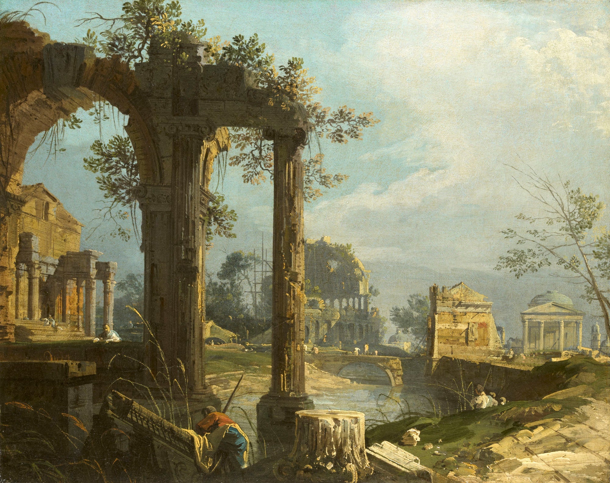 Capriccio avec ruines - Canaletto - Alpha Reproduction