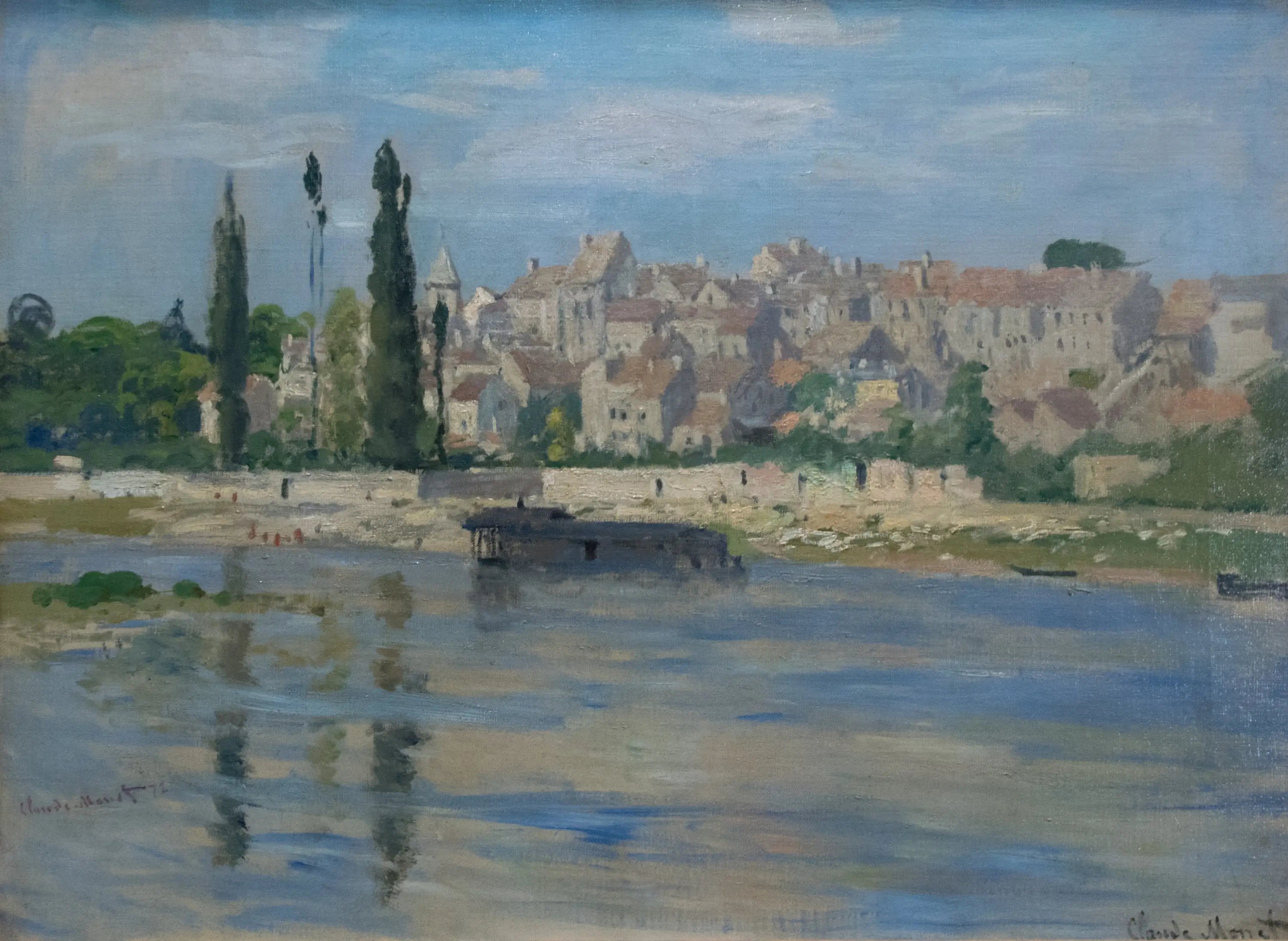 Reproduction du tableau « Carrières-Saint-Denis - Claude Monet » par Alpha Reproduction en peinture à l’huile