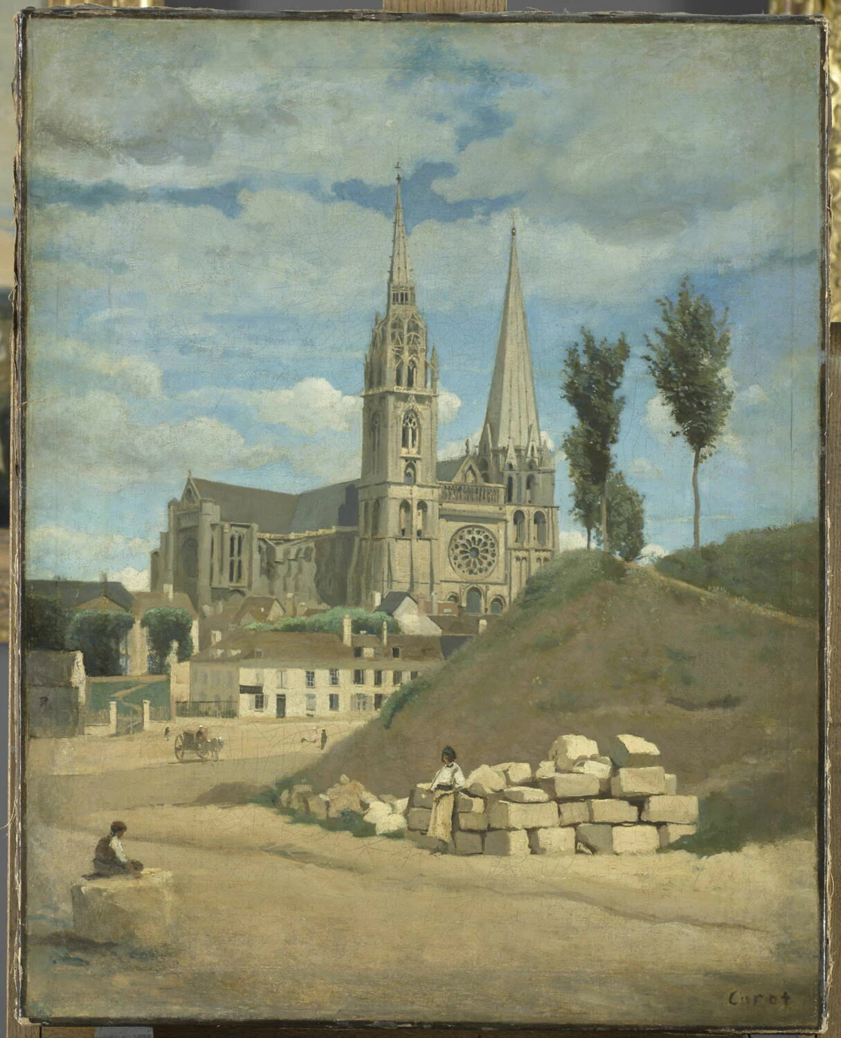 La cathédrale de Chartres - Jean-Baptiste Camille Corot