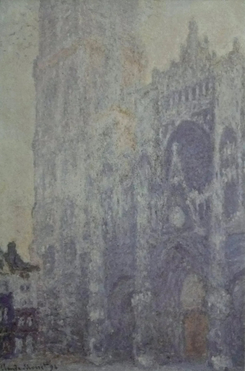 Руанский собор, белая гармония W1346 - Клод Моне