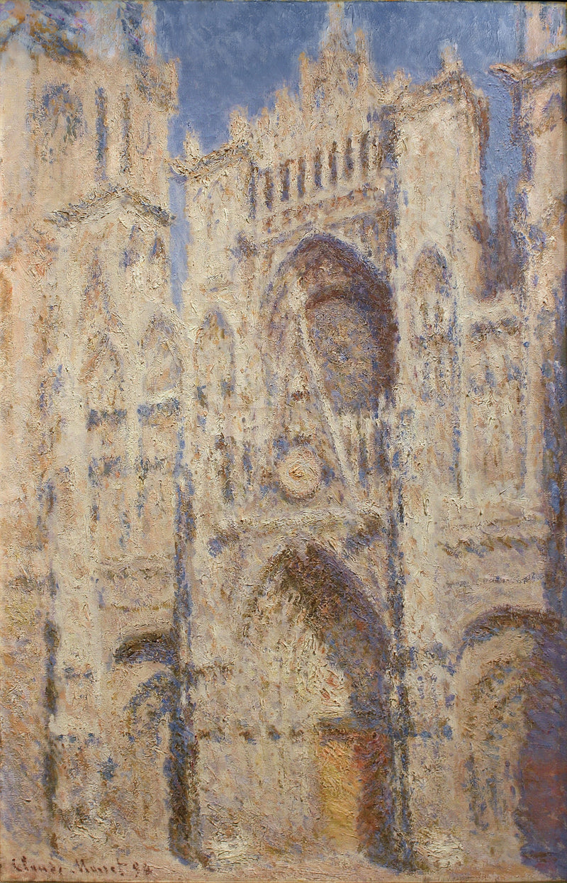 Руанский собор, портал, солнце W1325 - Клод Моне