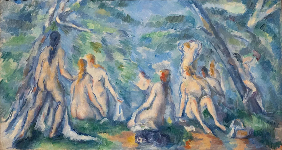 Baigneuses, vers 1895–1896, Paul Cézanne, Museum Langmatt – reproduction peinture à l’huile sur toile