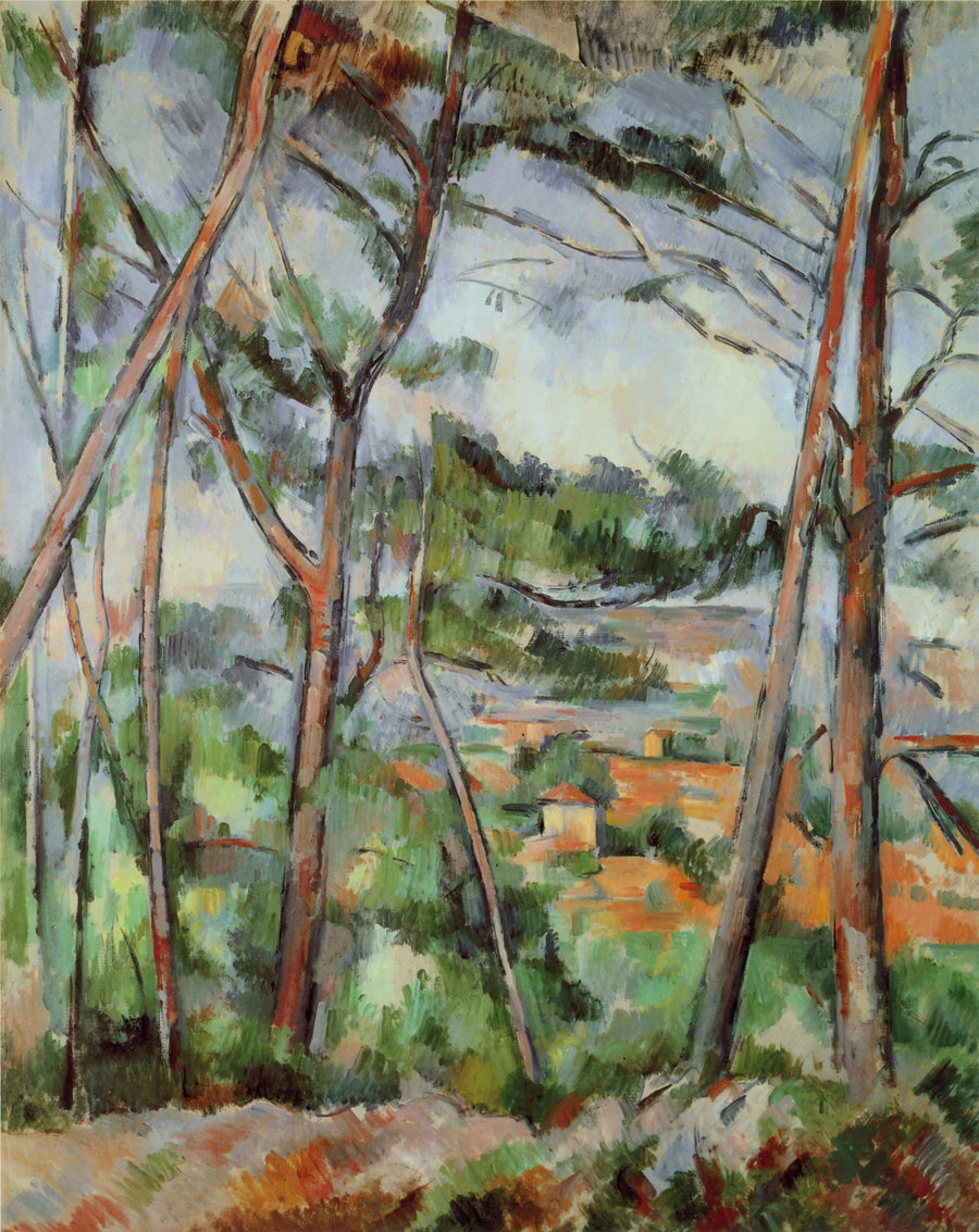 Paysage des environs d’Aix, plaine de l’Arc, 1892–1895, Paul Cézanne, Carnegie Museum of Art – reproduction peinture à l’huile sur toile