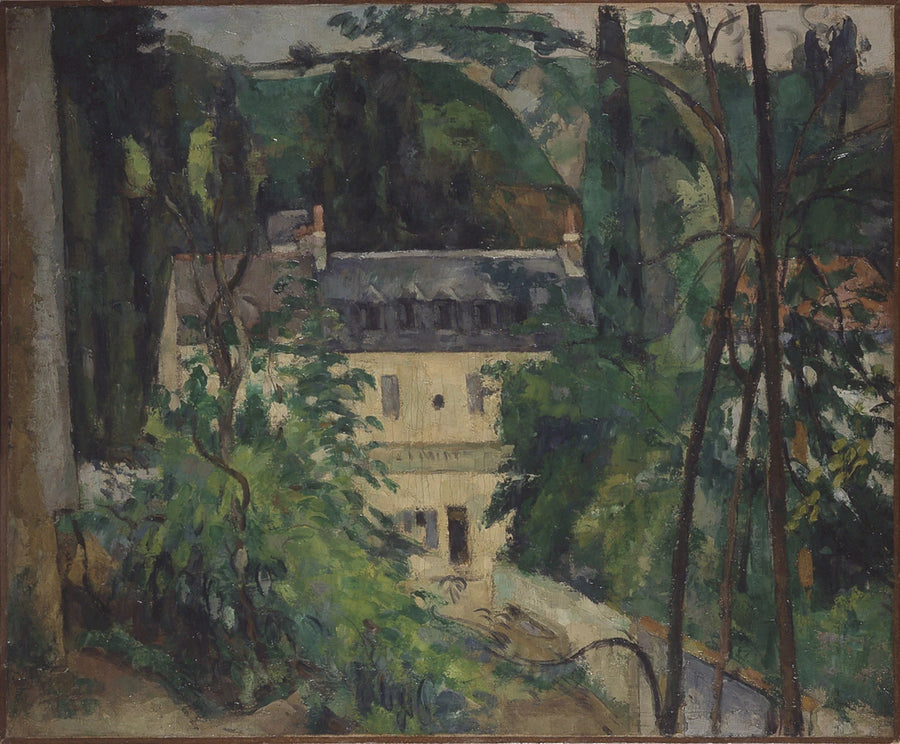 Rue du Fond-de-l’Hermitage à Pontoise vers 1877, Paul Cézanne, Museum Langmatt – reproduction peinture à l’huile sur toile