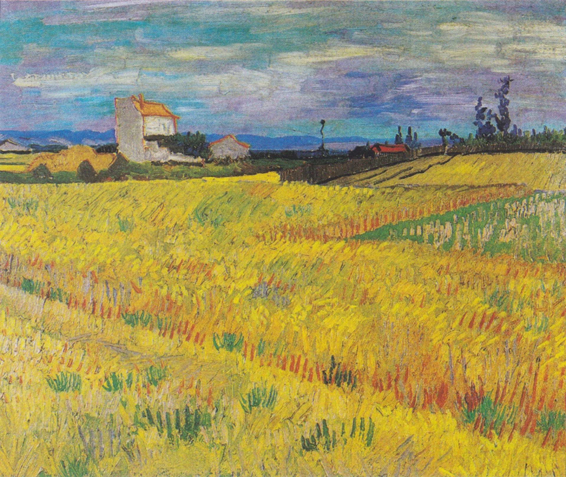 Champ de blé F564 de Vincent van Gogh