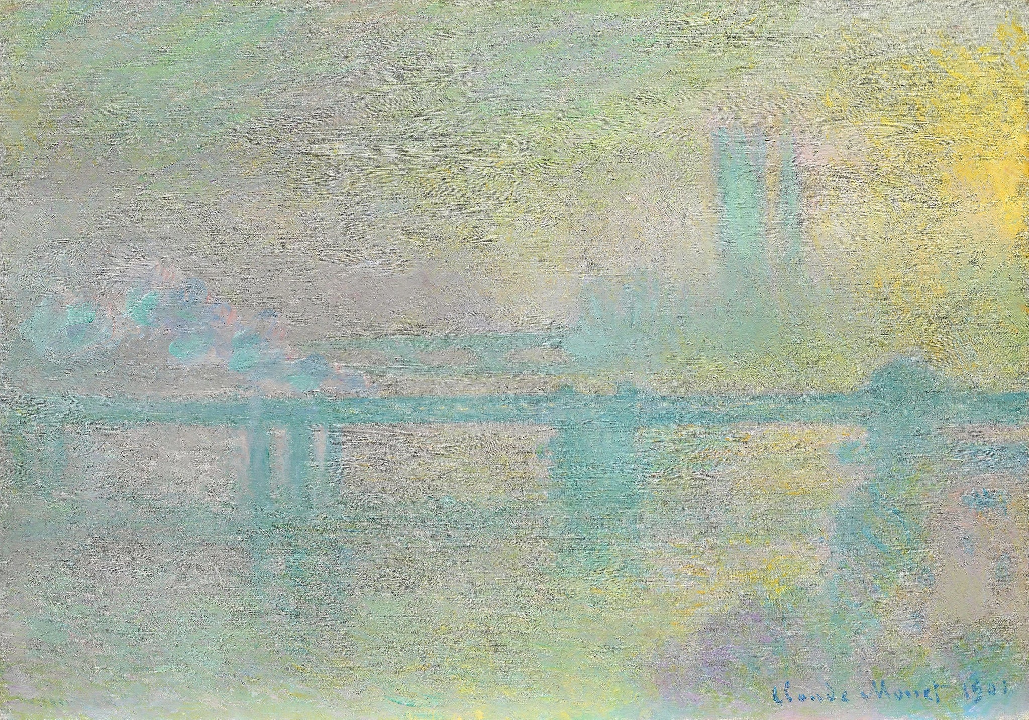 Charing Cross Bridge, London de Claude Monet, 1901 – Art Institute of Chicago 1933.1150, W1527