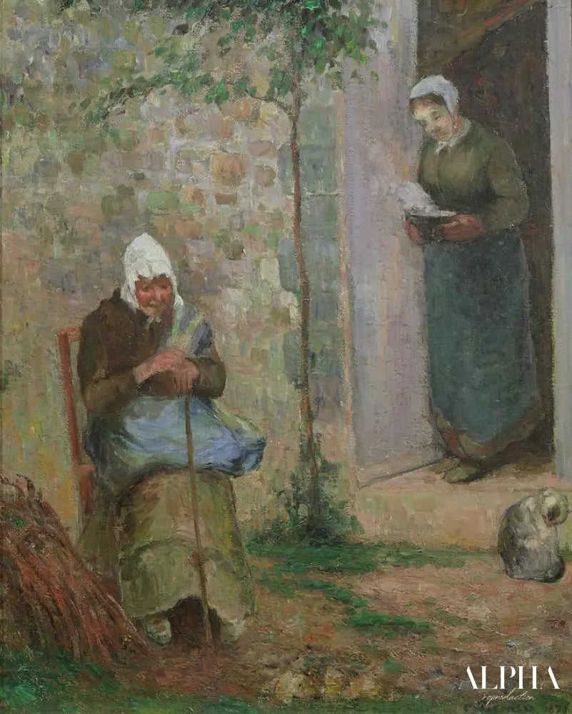 Charité - Camille Pissarro - Reproductions de tableaux et peintures haut de gamme