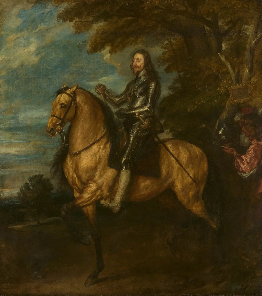Карл I (1600-1649) на коне - Антуан ван Дейк