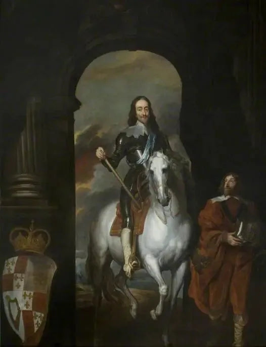 Карл I (1600-1649) на белом коне - Антуан ван Дейк