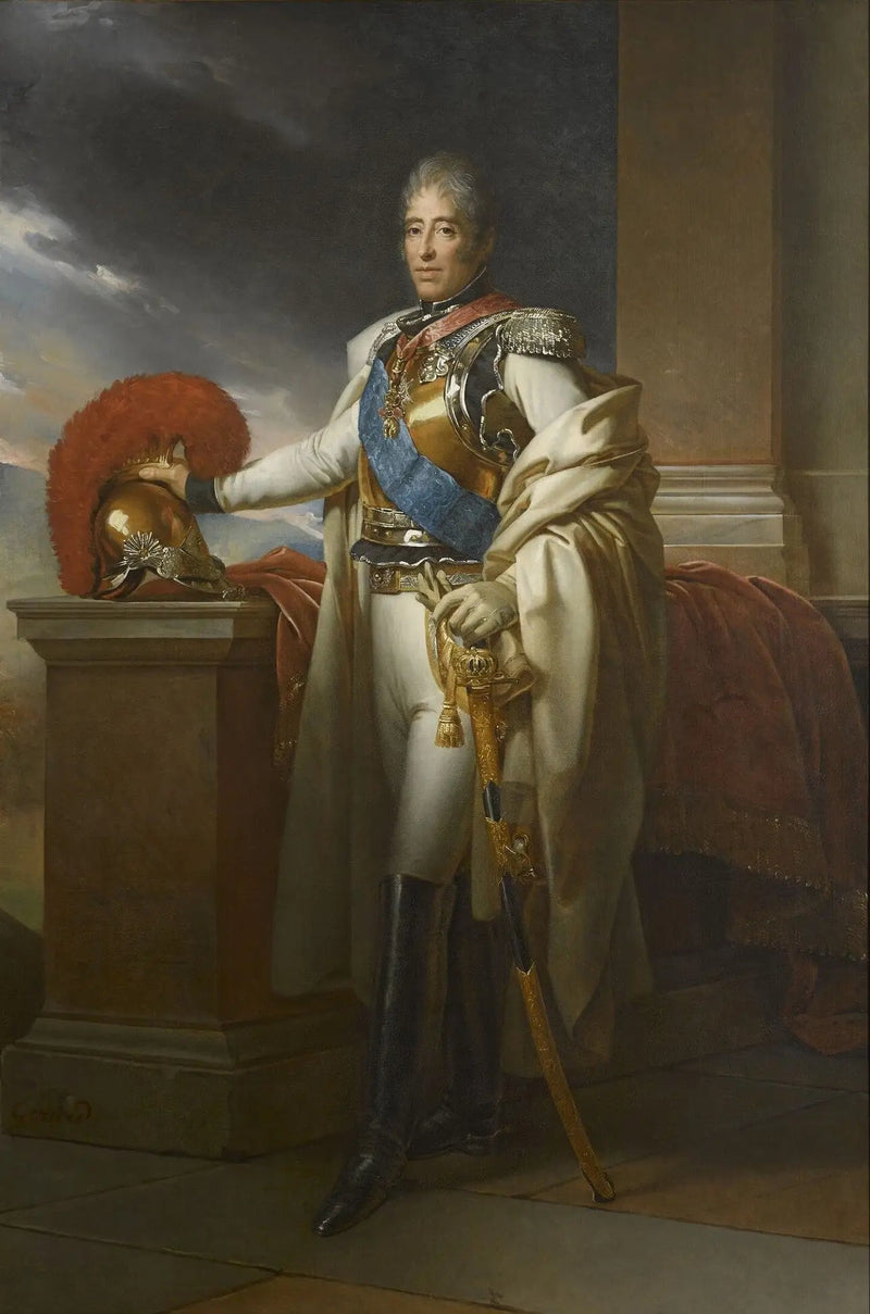 Шарль-Филипп де Франс (1757-1836), граф д'Артуа, в форме генерал-кавалерии карabinьеров, около 1815 года - Франсуа Жерар