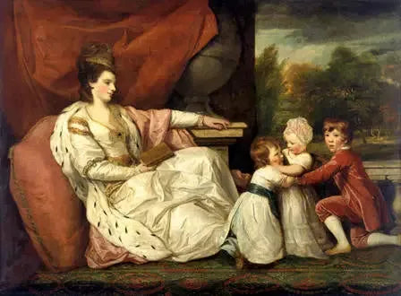 Шарлотта (Гренвиль), леди Уильямс-Винн (1754-1830) и её дети - Джошуа Рейнольдс