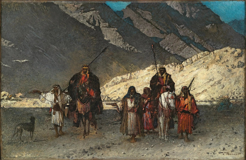 Арабские шейхи в горах — Леон Бонна