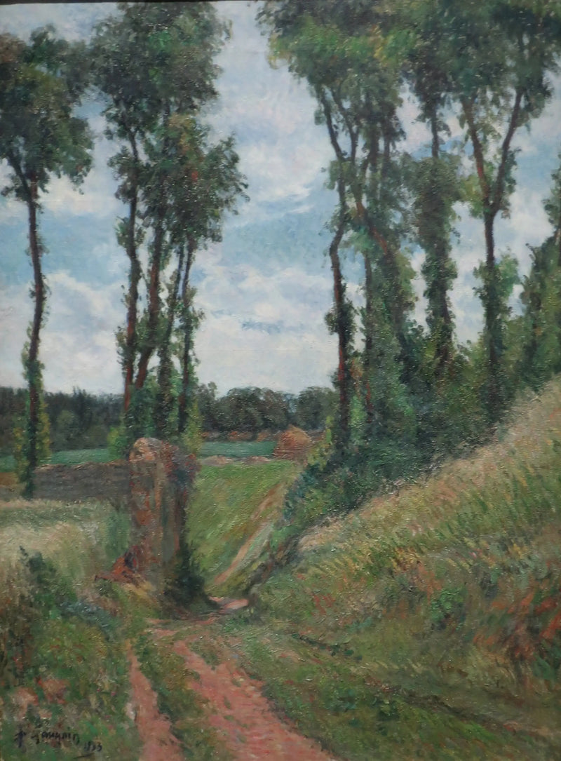 Дорога к тополям, Осни - Поль Гоген