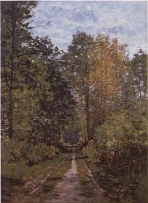 Тропинка в лесу - Клод Моне