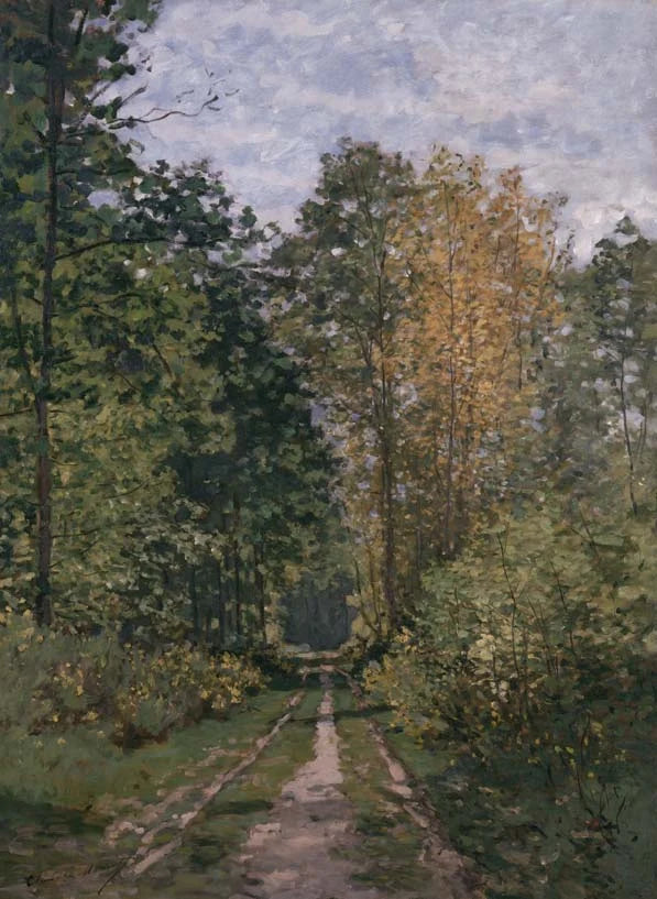 Chemin sous bois W58 - Клод Моне
