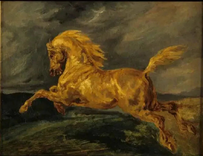 Конь в галопе - Théodore Géricault