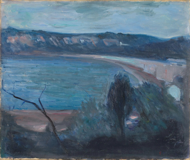 Лунный свет у Средиземного моря - Эдвард Мунк