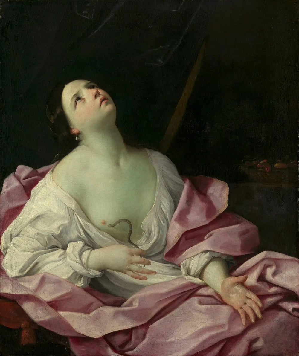 Cléopâtre et l'aspic - Guido Reni image 1 copie de tableau peinte à la main