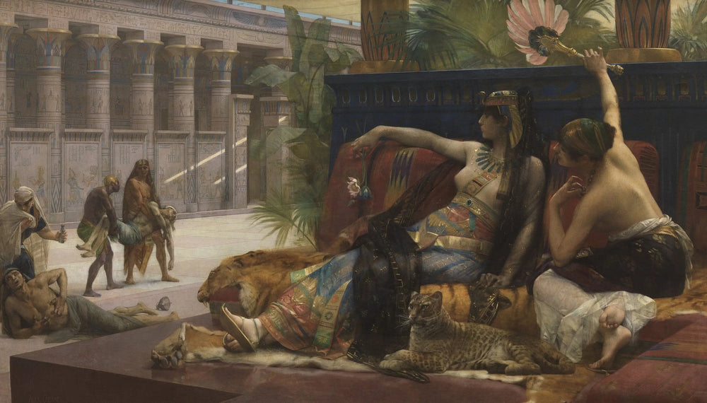 Cléopâtre impose des poisons sur des condamnés à mort - Alexandre Cabanel - Alpha Reproduction