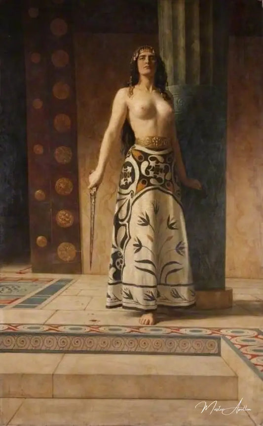 Clytemnestre - John Collier Reproductions de tableaux à la peinture à l’huile