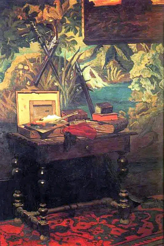 Coin d’atelier W6 par Claude Monet, 1861, musée d’Orsay