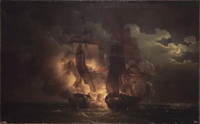 Морская битва у островов Лоз, 7 февраля 1813 года - Луи-Филипп Крепен