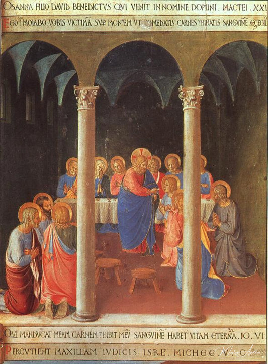 Communion des Apôtres - Fra Angelico - Reproductions de tableaux et peintures haut de gamme