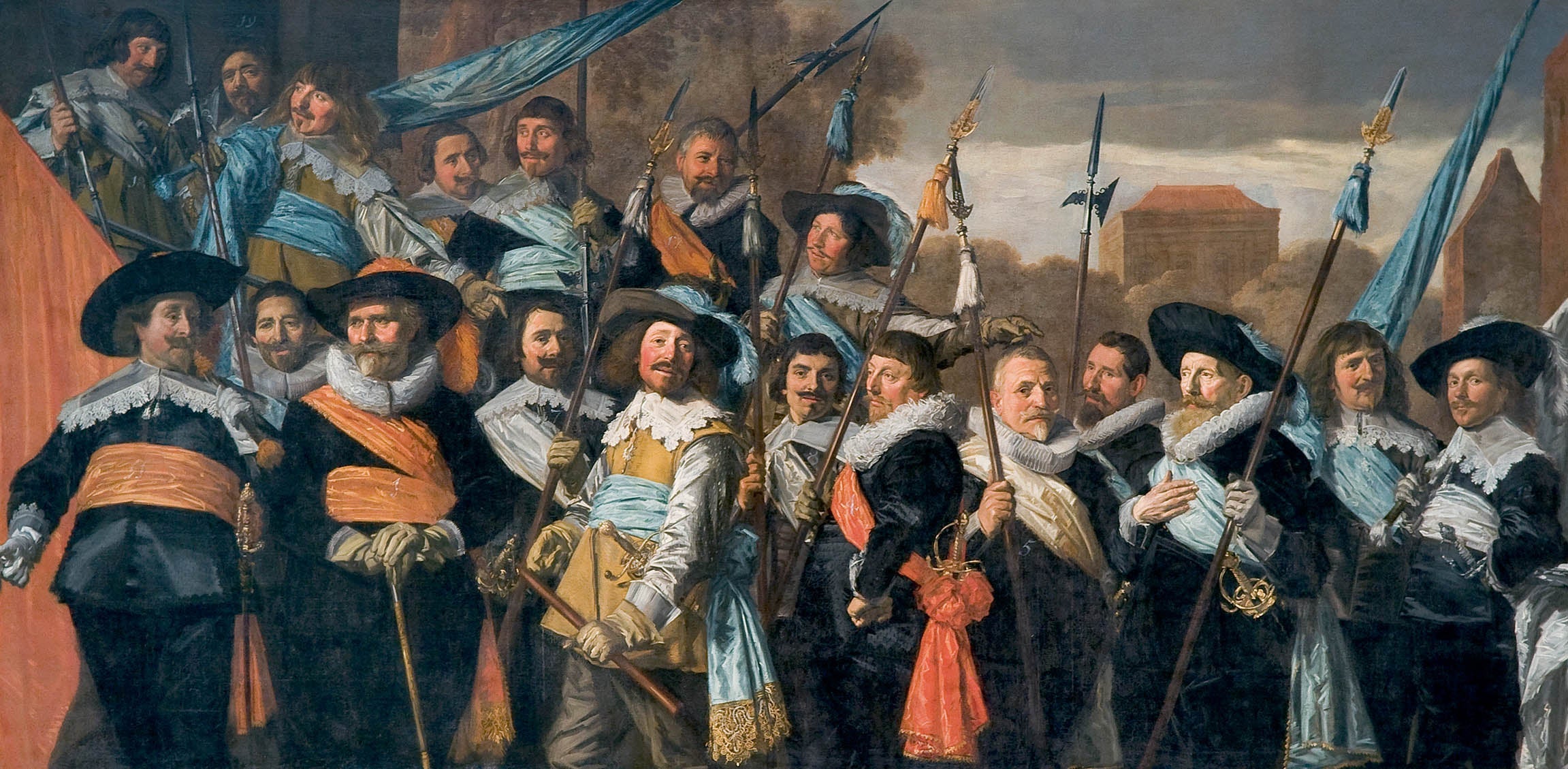 compagnie de la milice bourgeoise des mousquetaires de Haarlem 1639 - Frans Hals - Alpha Reproduction