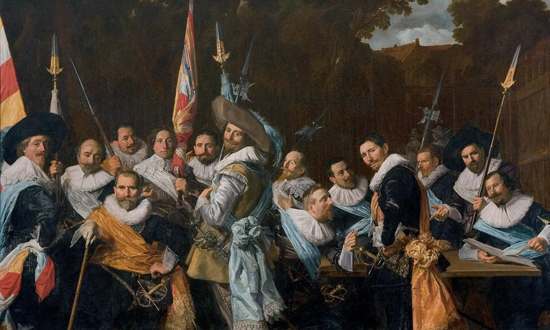 компания буржуазной милиции мушкетёров Сен-Адриен, Харлем 1633 - Франс Hals
