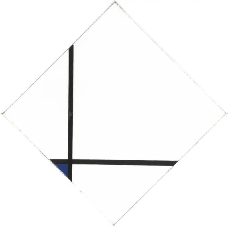 Композиция с синим - Пит Мондриан