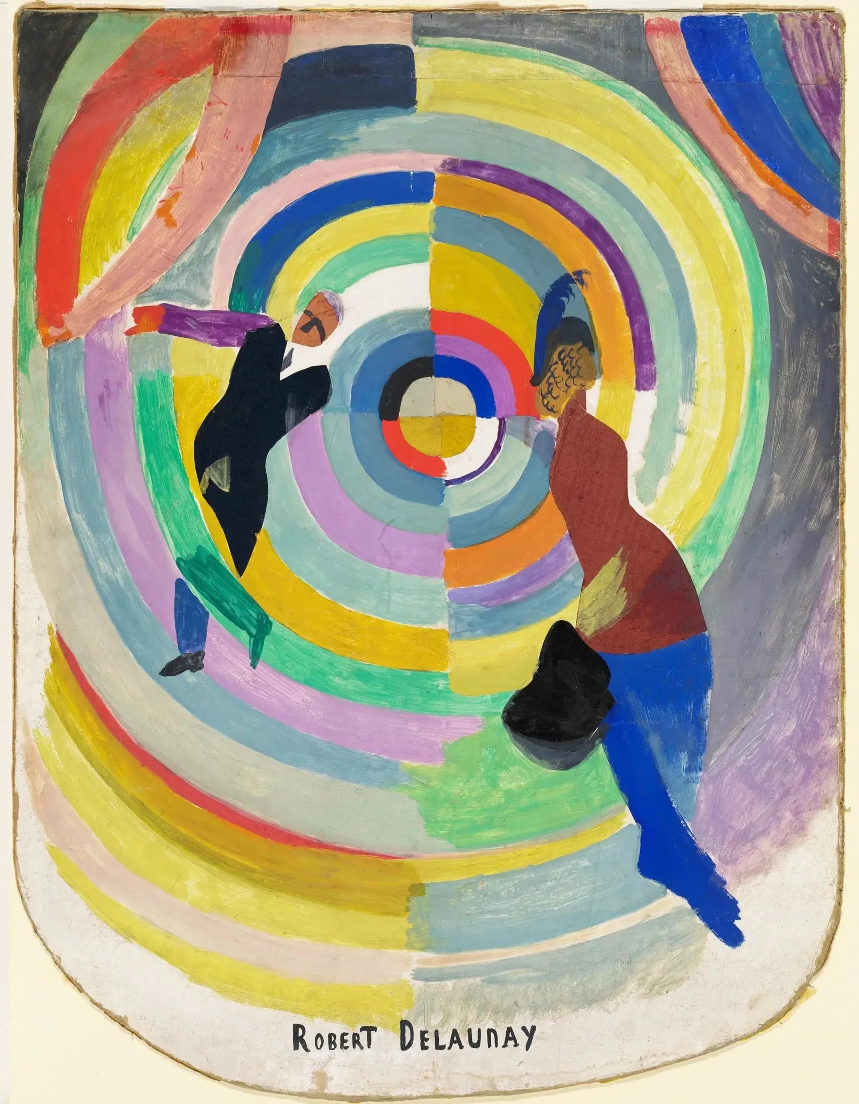 Composition - Robert Delaunay image 1 reproduction de peinture à l’huile
