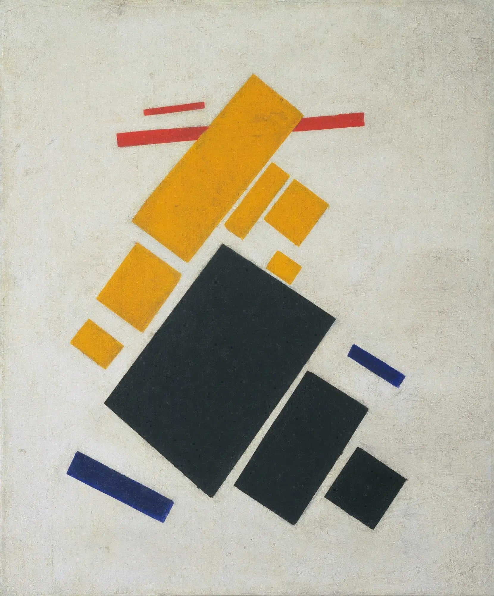 Composition suprématiste: Avion en vol - Kazimir Malevich - Alpha Reproduction