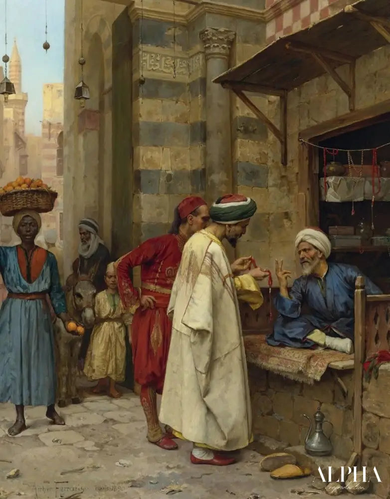 Conduire une bonne affaire Le Caire - Arthur von Ferraris Reproductions de tableaux à la peinture à l’huile