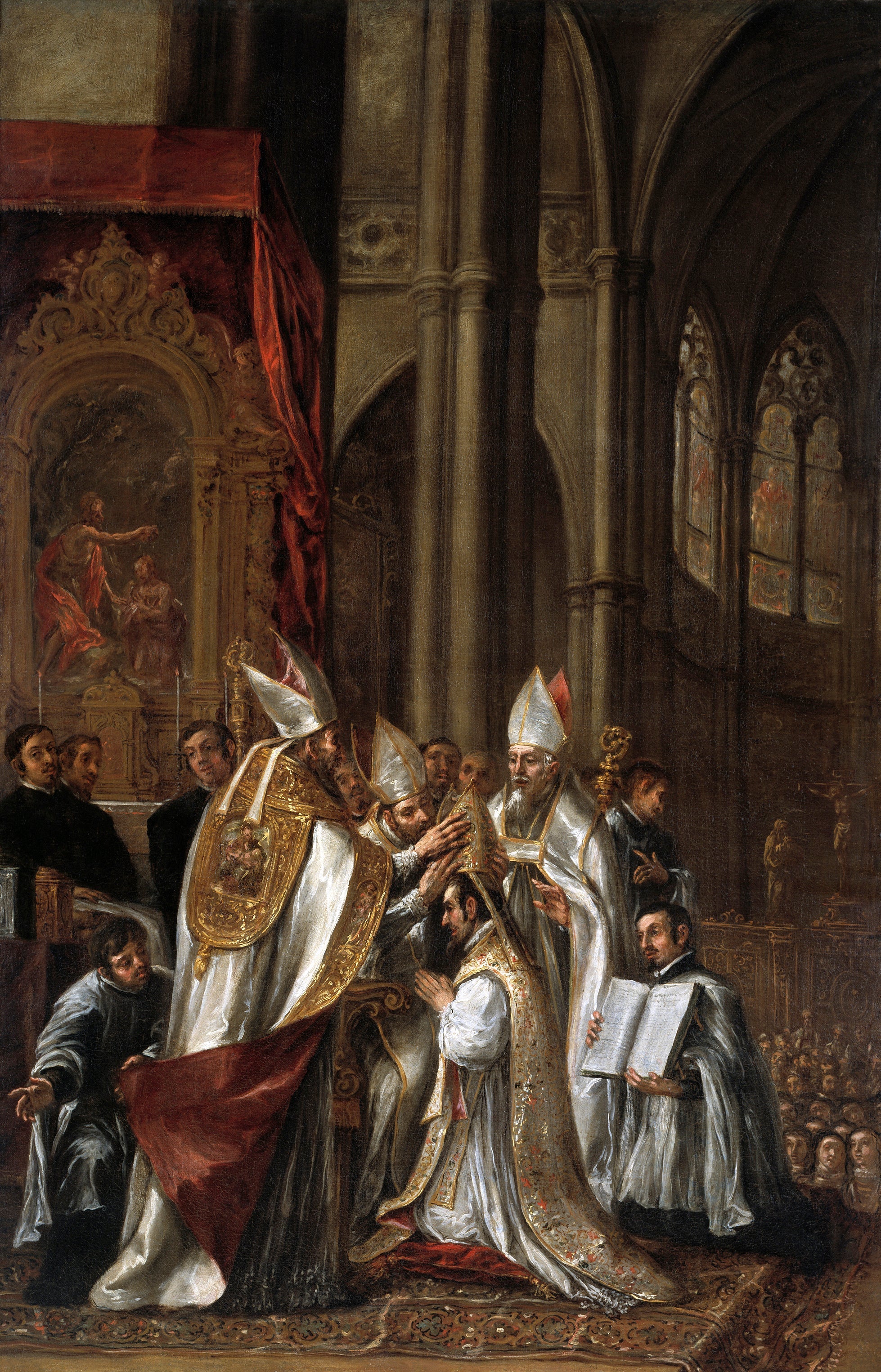 Consécration de saint Ambroise comme évêque - Juan de Valdés Leal - Alpha Reproduction