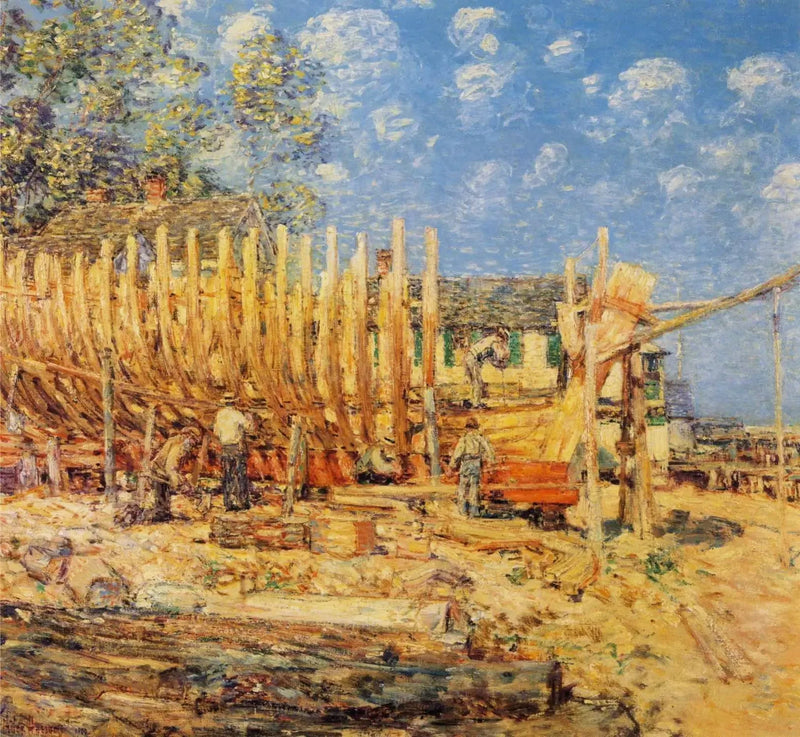 Построение галеона, Провинстаун - Чайлд Хассам