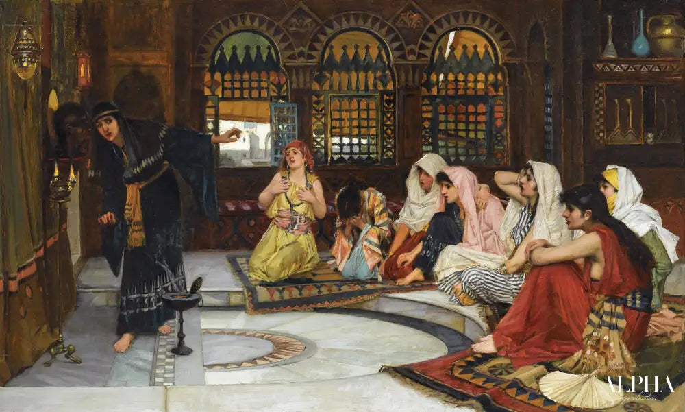 Consulter l’Oracle - John William Waterhouse Reproductions de tableaux à la peinture à l’huile