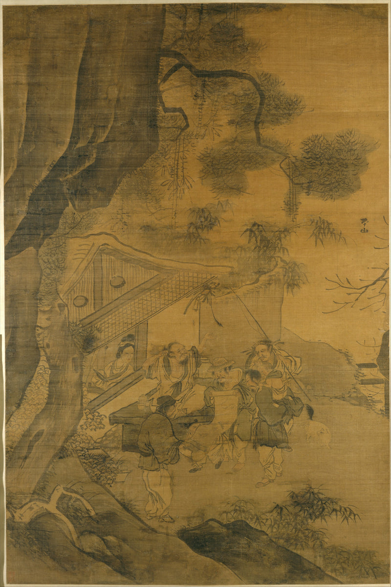 Contemplation d’une peinture - Zhang Lu