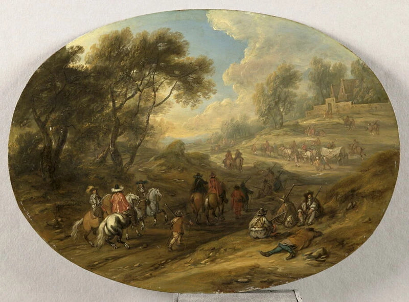 Convoi militaire - Adam Frans Van der Meulen
