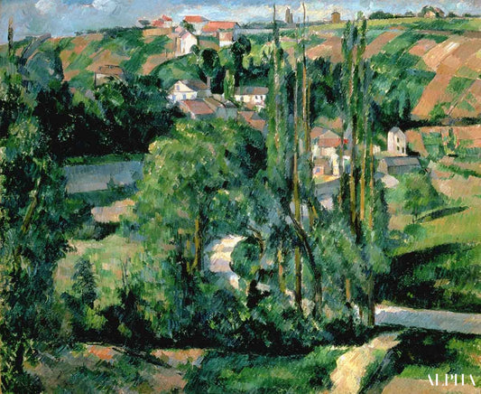 Cote du Galet, at Pontoise - Paul Cézanne - Reproductions de tableaux et peintures haut de gamme