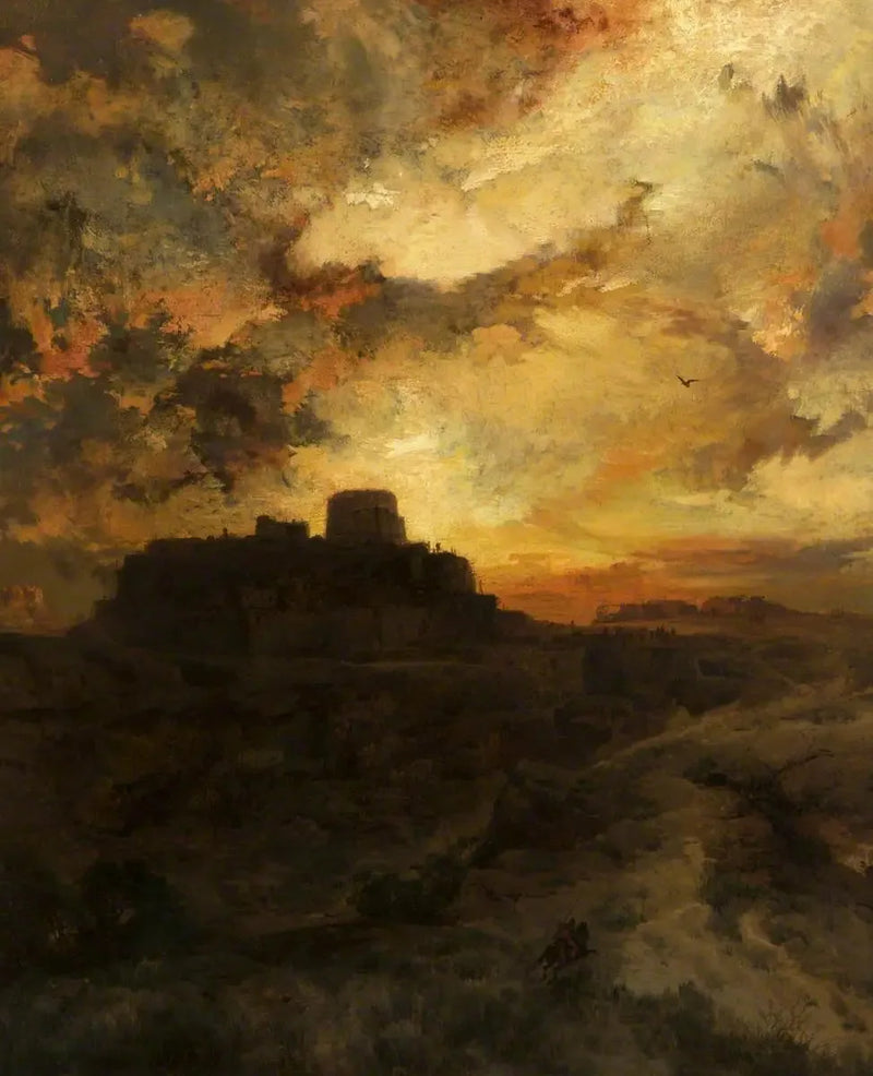 Закат солнца, Pueblo del Walpe, Аризона - Томас Морана