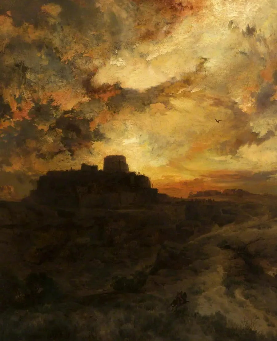Закат солнца, Pueblo del Walpe, Аризона - Томас Морана