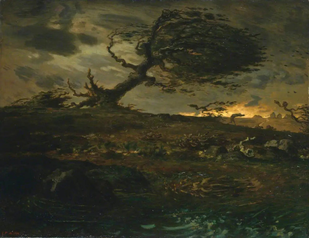 Coup de vent - Jean-François Millet - Alpha Reproduction