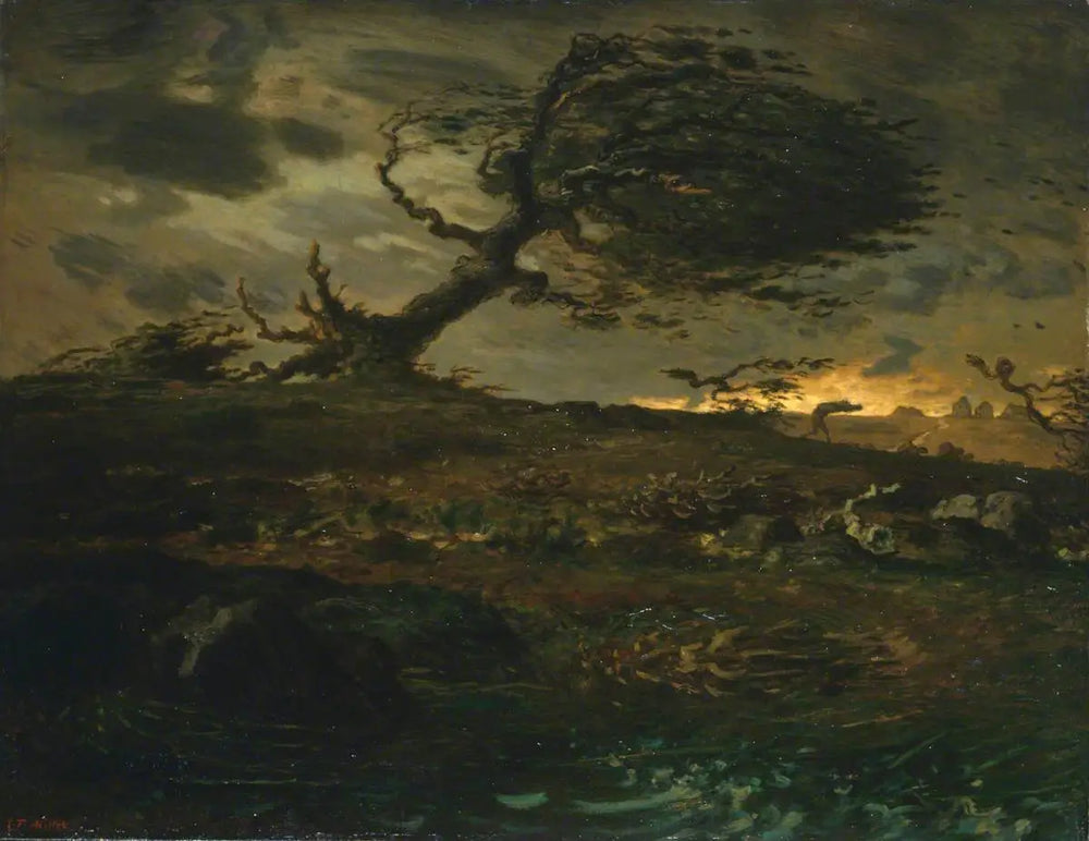 Coup de vent - Jean-François Millet - Alpha Reproduction