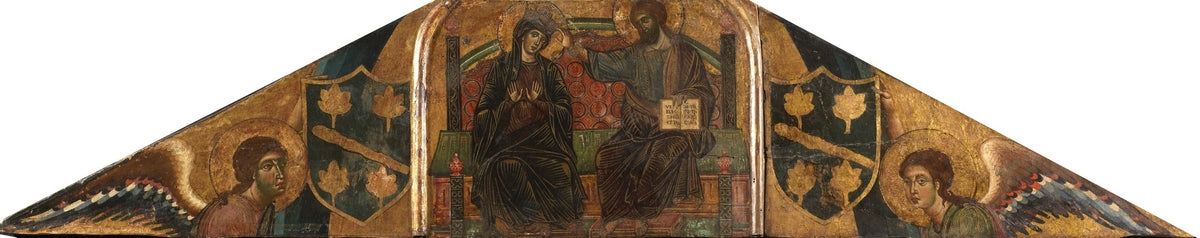 Couronnement de la Vierge - Guido da Siena - Alpha Reproduction