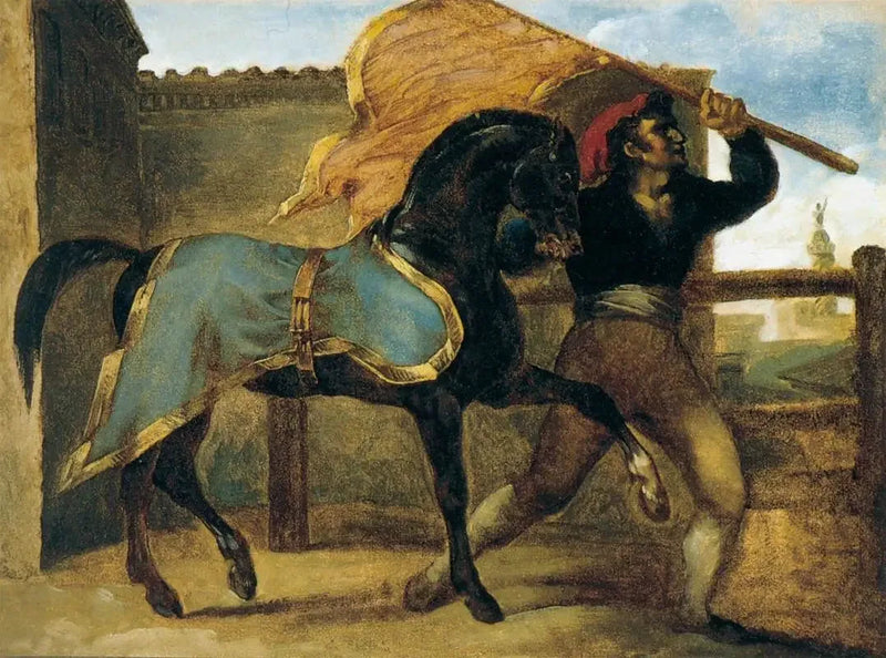 Гонки на лошадях - Théodore Géricault