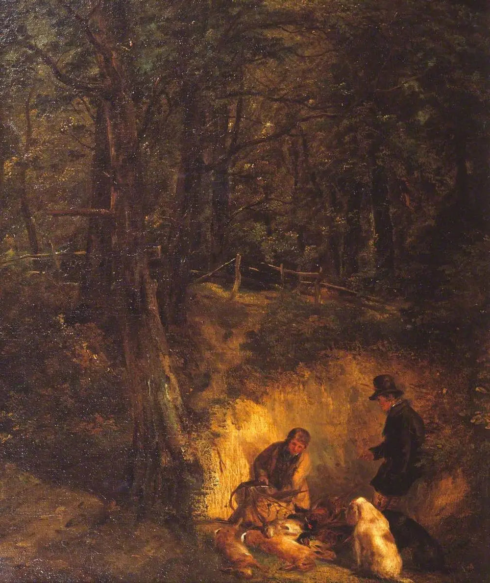 Couverture (figures et animaux de Sir E. Landseer) - Edwin Henry Landseer - Alpha Reproduction