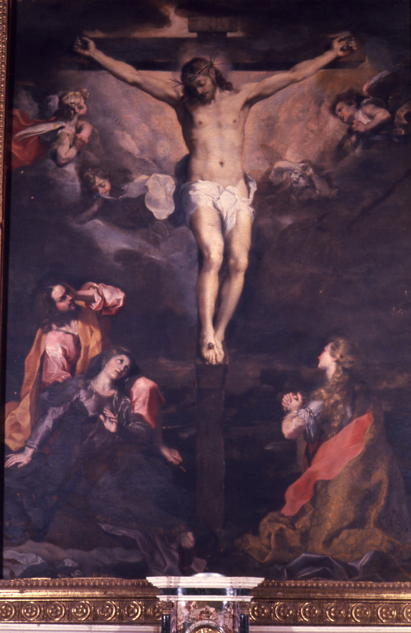 Крест с Мадонной, Сан Джованни и Маддаленой - Федерико Барроци